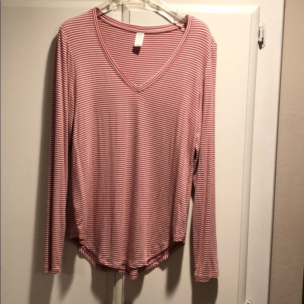 Striped Red Old Navy Long Sleeve